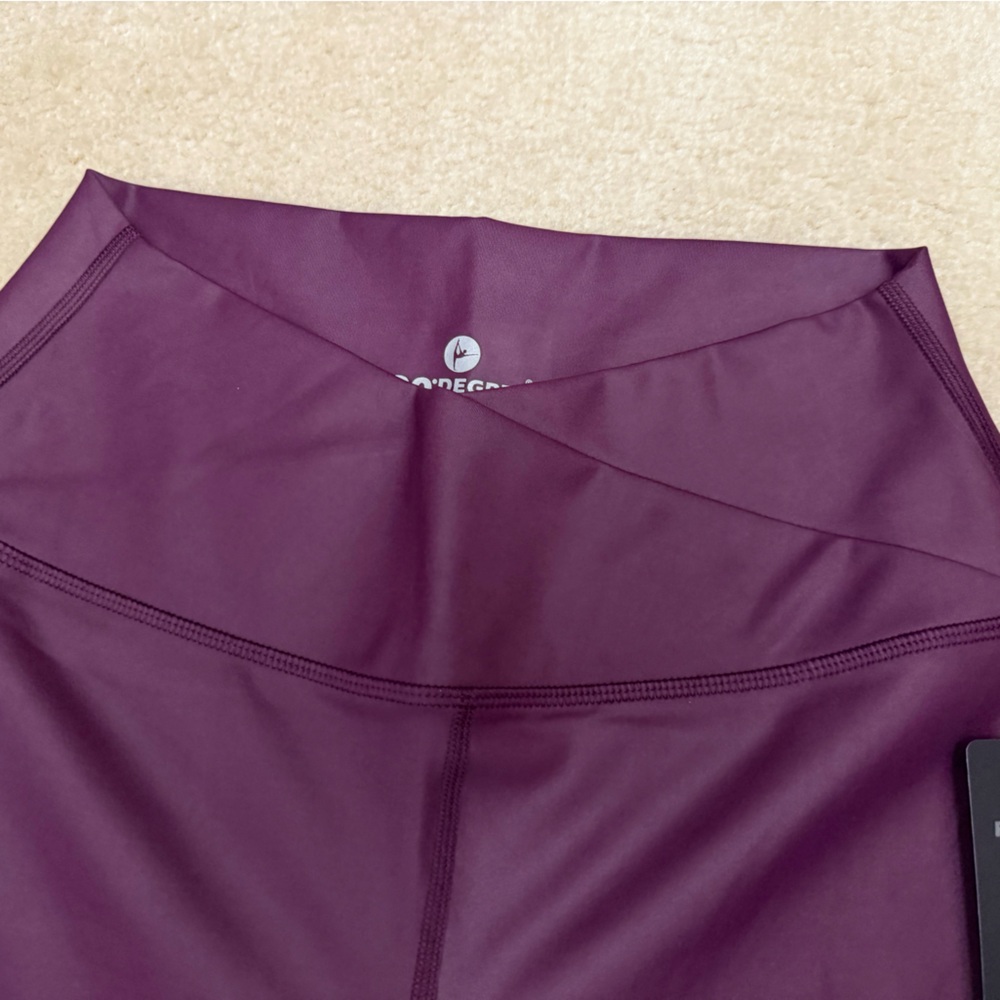 90 Degree By Reflex Potent Purple Flare Leggings - Picture 3 of 5